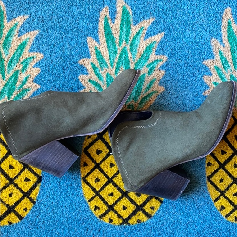 Suede Ankle Booties